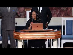 Prophetess Valerie Moore preaching “Suddenly,” Acts 12:4