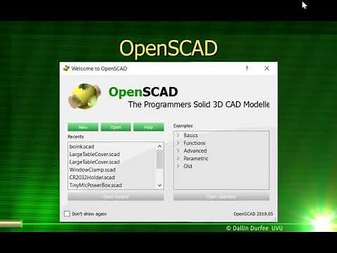 OpenSCAD Crash Course