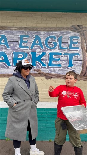 BAHA was out and about this afternoon supporting local 💙 Stopped by Sea Eagle Market and caught Sam the Weatherman, who says the first snowflakes are falling in Beaufort! Stay safe, folks. Sea Eagle Market | Beaufort Area Hospitality Association