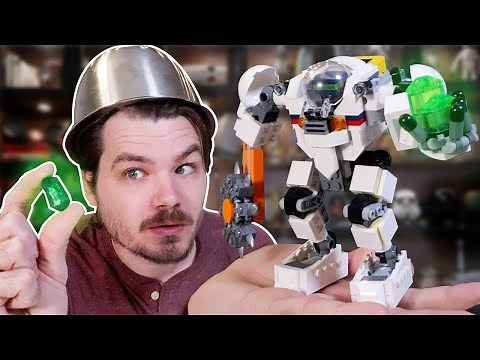 LEGO Space Mining Mech Review & Build! It's all about the crystals! Creator 3-in-1 Set 31115!