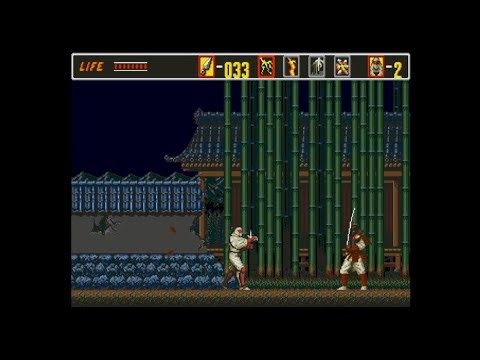 SEGA Mega Drive Classics PS4: The Revenge of Shinobi (Stage 1) Gameplay