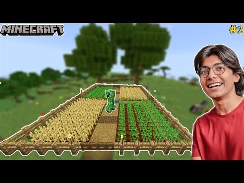 I make my own farm in minecraft PC world🤩 | Episode-2 | #minecraft #minecraftsurvival
