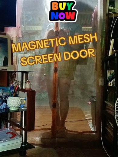 keep your family safe from lamok and other insect with this magnetic mesh screen door#magnetic #mesh #screendoor