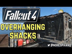 Fallout 4 - Castle Wall Overhanging Shacks