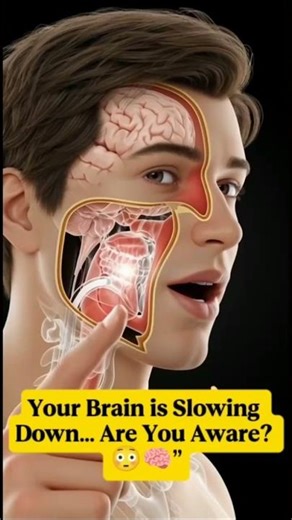 Watch Your Brain Slow Down in Real-Time! 😱 | Human Body Reaction Explained#trending #facts #explore