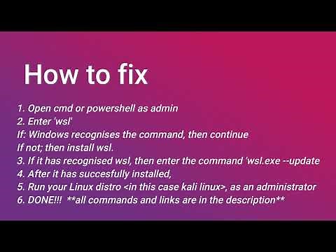 How to fix WslRegisterDistribution failed with error | WSL 2