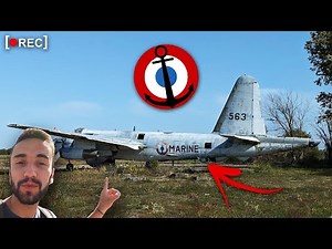 A FRENCH NAVY ABANDONED AIRCRAFT! (Urbex Lockheed P2V-7 Neptune)