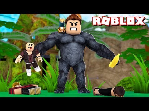 WE BECAME KING OF THE JUNGLE!! | Roblox Gorilla Simulator