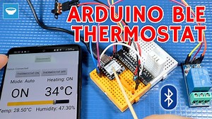 Super Simple Arduino BLE Thermostat Controlled By Mobile App