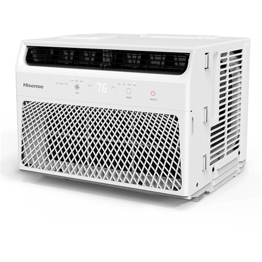 Hisense 6,000 BTU Window Air Conditioner with Remote Control, 250 Sq ft, AHW0621CR1W