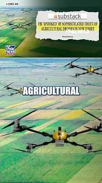 FBI ‘SPOOKED’ by sophisticated theft of chemical-spraying drones #foxnews #news #shorts #fbi
