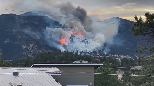 Fire burning outside Estes Park in Colorado estimated at 147 acres with 100 percent containment Saturday
