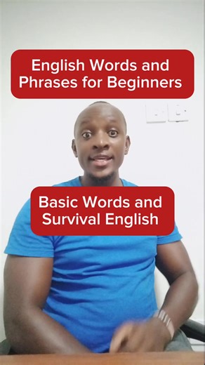 Essential English Words and Phrases for Beginners