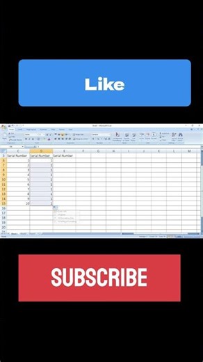 Using the Fill Series Command for Fast Numbering