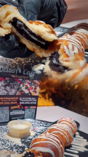 DipIt Dessert Cafe on Instagram: "Air fried Oreo shortcake 🍰❤️ #dipit #viralvideos #nyc #new 685 E 187th street Bronx NY #dessert"