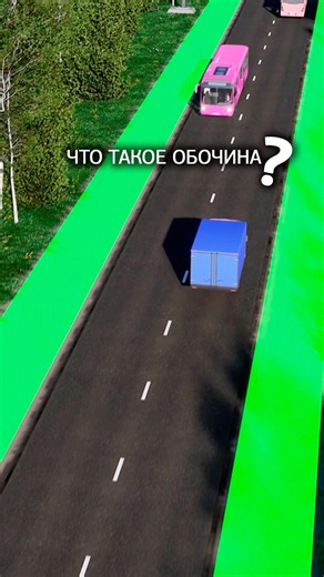 What is a road shoulder?