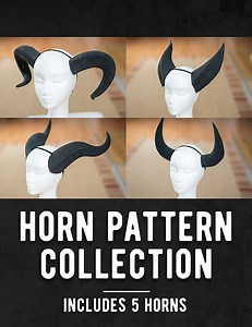 Foam Horn Pattern Collection - DOWNLOAD|PDF