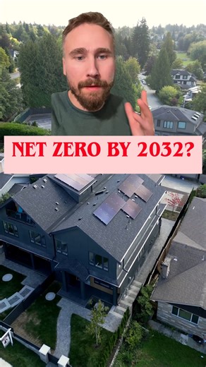 Suntech Solar Solutions on Instagram: "Canada wants to hit Net Zero by 2050… and BC homebuilders are already helping make it happen. Here in Vancouver, more builders are focusing on net-zero homes, houses that actually produce more energy than they use. They’re built with thick insulated walls, airtight design, heat pumps, and of course… solar panels. Because they use way less energy and generate their own, homeowners can save big on their hydro bills. BC’s building code is pushing for all new h