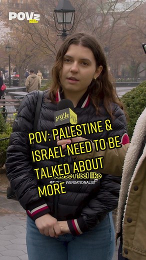 POV: #palestine & #israel need to be talked about more 👂 what do u think? agree? disagree? tell us in the comments! #genz #pov #povz #talkshow #streetinterview #theconversationalist