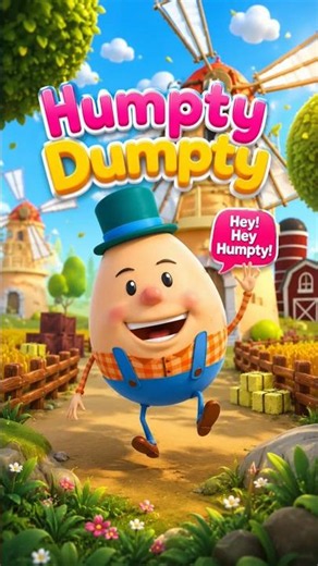 Humpty Dumpty - Shorts - Jungle Friends Nursery Rhymes and Kids Song