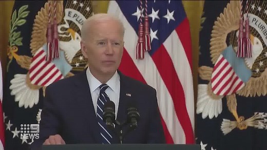 US President Joe Biden has held his first formal news conference two months into the job, facing a series of tough questions. #9News | Nightly at 6.00pm | 9 News