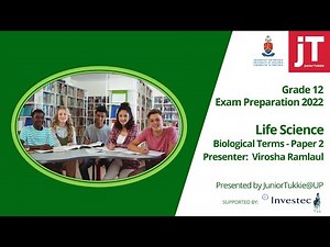 Gr 12 LS - Exam Preparation 2022 - Biological Terms Paper 2