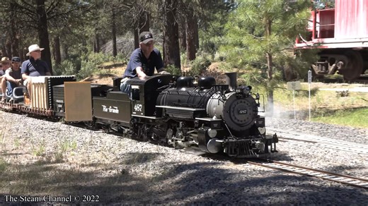 81K views · 2.6K reactions | A Rio Grande K36 is seen steaming along the mainline at Train Mountain | The Steam Channel | Facebook