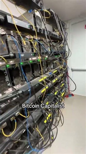 Inside a Bitcoin Mining Container #bitcoinmining