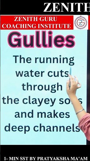 How are gullies formed? Gullies