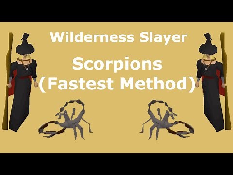 Wilderness Slayer - Scorpions (Fastest Method)