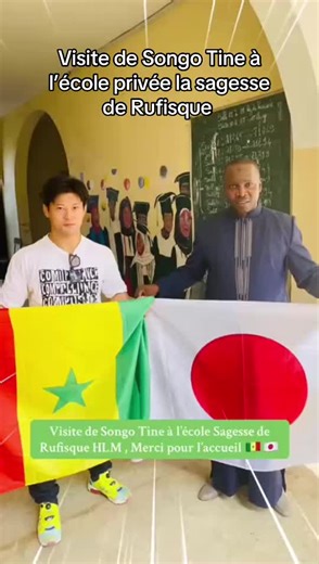 Visite de Songo Tine à l’école Privée la Sagesse de Rufisque