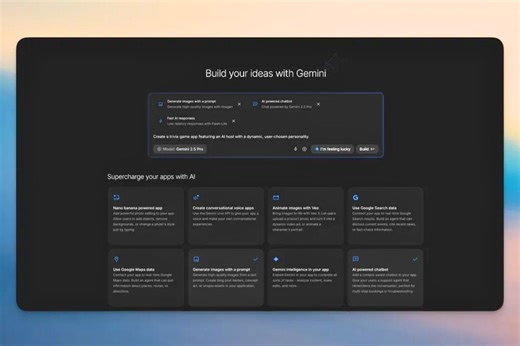 Vibe Coding Is Now Coming to the Google AI Studio