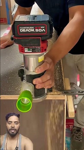 Router/Trimmer से LED Profile Light Fitting 🔧 | #viral #shorts #tools