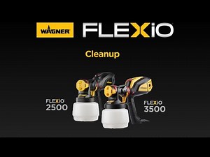Wagner FLEXiO 2500 & 3500 Paint Sprayer Clean Up