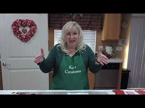 How to Make a Heart Shaped Valentine's Day Fabric Rag Wreath Making Tutorial