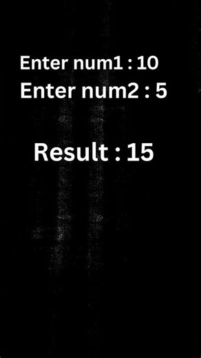 Let’s Build a Simple Addition Tool in Python #shortsviral #python #begginers