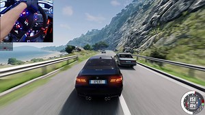 Full Send BMW E92 M3 in BeamNG.drive | Steering Wheel Gameplay