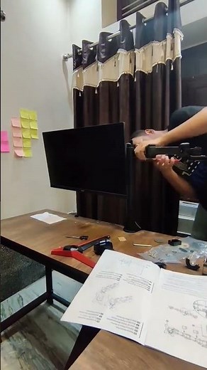 Installation of Amazon basic monitor arm#diy #monitorarm #amazonbasics #monitorstand #gamingsetup