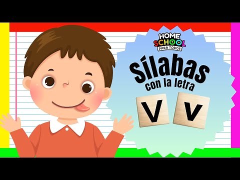 Sílabas VA VE VI VO VU - Letra V - Ejercicios | Educación para Niños | Homeschool Para Todos