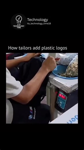 Technology on Instagram: "Tailors or garment factories add plastic logos to clothing using a process called heat transfer or heat pressing. First, the plastic logo is designed and created using materials like PVC or TPU. This logo comes with a heat-sensitive adhesive on its back. . . . #ai #technology #artificialintelligence #machinelearning #innovation #robotics #tech"