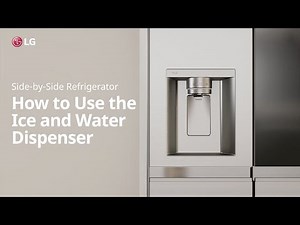 LG Refrigerator : How to Use the Ice and Water Dispenser | LG