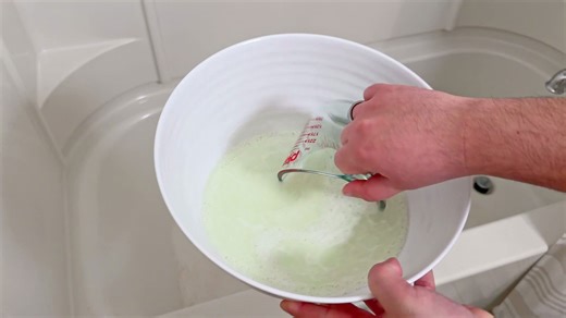 Put toothpaste on your broom...