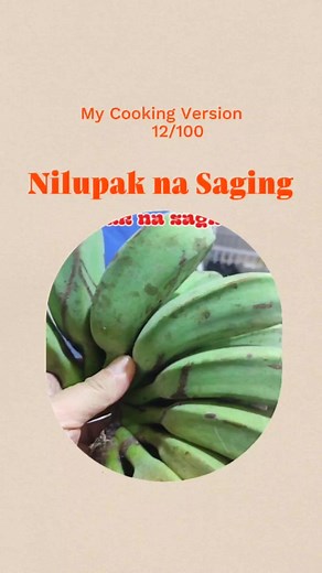 Nilupak na Saging using food processor My Cooking Version 12/100 #follower @highlight @followers @everyone | Marivic Cuevas
