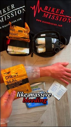YOU NEED A MOTOR TRAUMA KIT!🔥👇