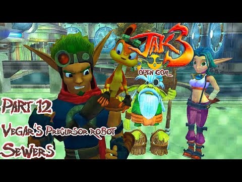 Jak 3: (OpenGOAL) Part 12: Vegar's Precursor Robot & Sewers (Reshade)