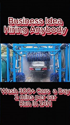 Discover the ultimate high-volume business idea: The 14m Pneumatic Tunnel Car Wash #autocarwash