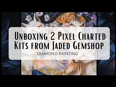 I got TWO New Pixel Charted Kits from Jaded Gemshop - Let's Unbox them 😍