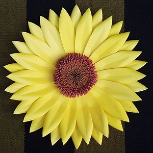 814K views · 10K reactions | Paper Sunflower for Room Decor Ideas. Giant Paper Flower Backdrop with Free Template Details - https://goo.gl/XjRonp Paper Info - https://amzn.to/2NXoomy | Colors Paper | Facebook