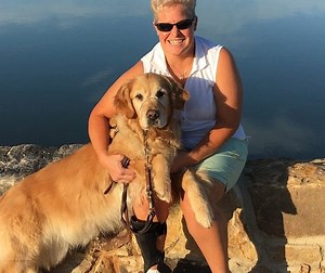 With The Help Of Special Glasses, Blind Woman Is Able To See Her Pup F