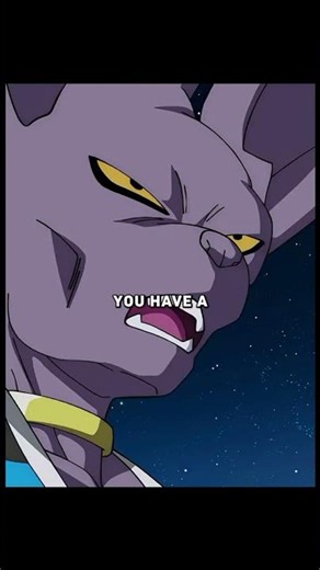 Goku vs Beerus: A God vs a Saiyan 🔥 #anime #goku #dbzsuper